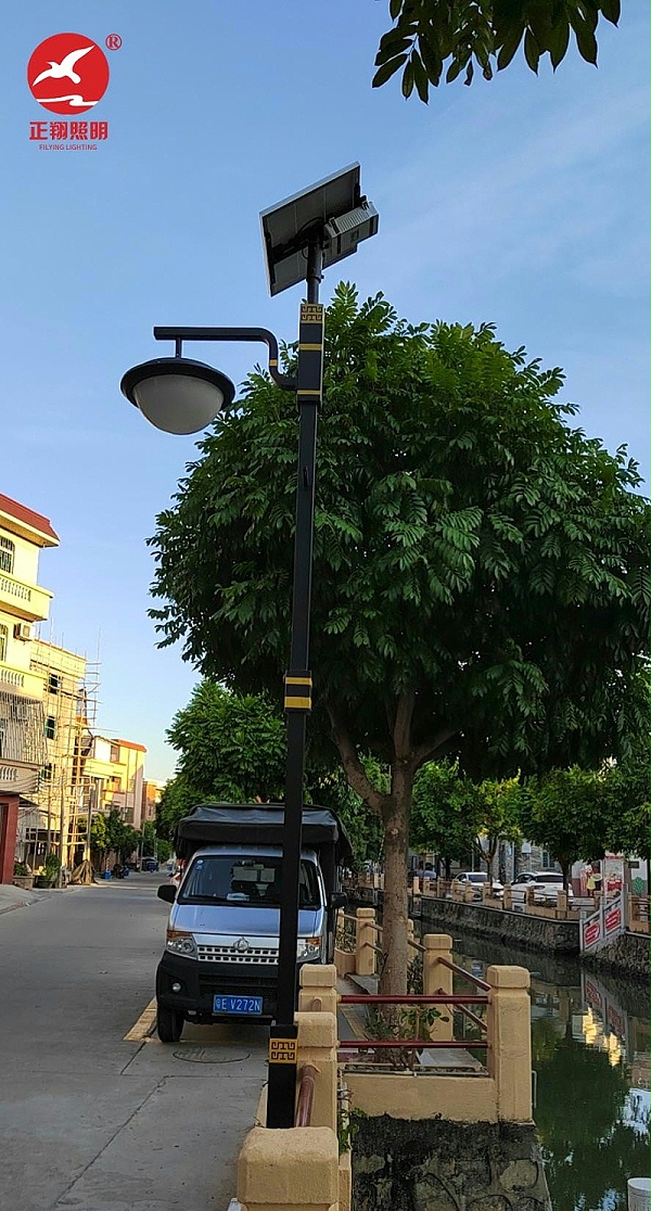 廣東順德區陳地坊太陽能庭院燈