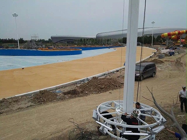 湖北省武漢市蔡甸區新天大道高桿燈工程