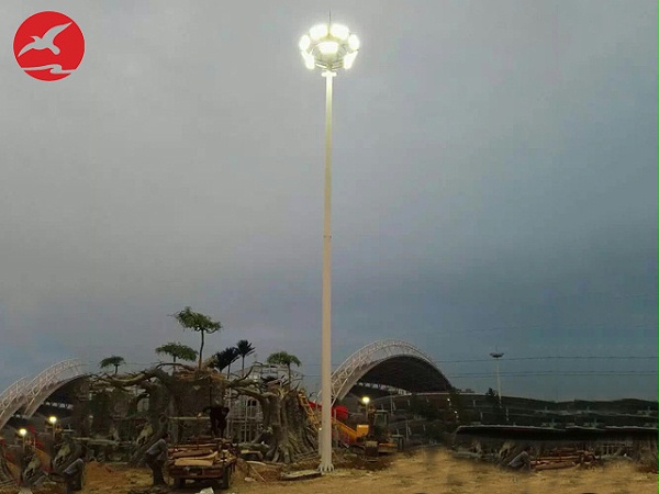 湖北省武漢市蔡甸區新天大道高桿燈工程案例