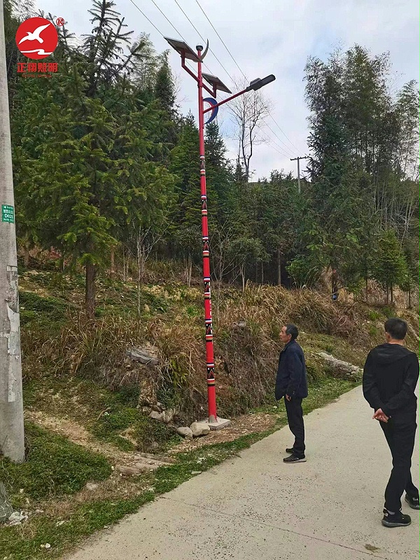 邵陽民族風太陽能路燈