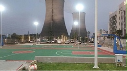 佛山三水園區高桿燈景觀燈工程案例