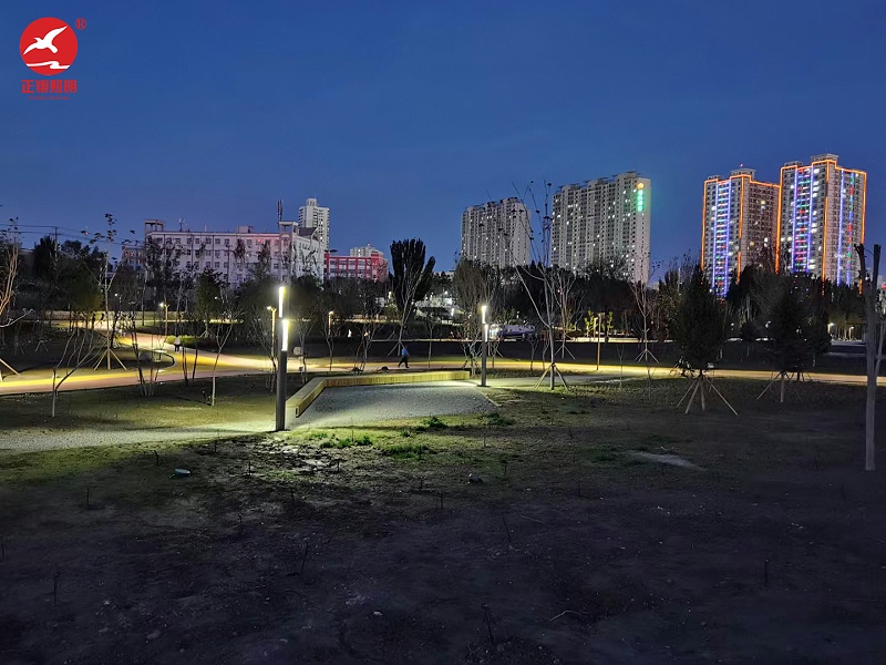 新疆哈密市伊州區建設東路哈鐵公園亮化
