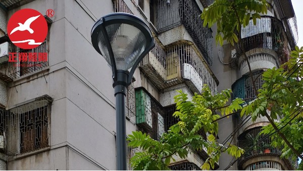 佛山市禪城區同濟群樂街小區庭院燈工程案例