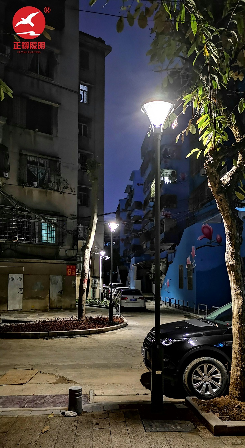 佛山市禪城區同濟群樂街小區庭院燈