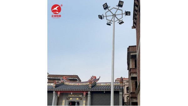 廣東省陸豐市大安鎮安樂村中桿燈安裝