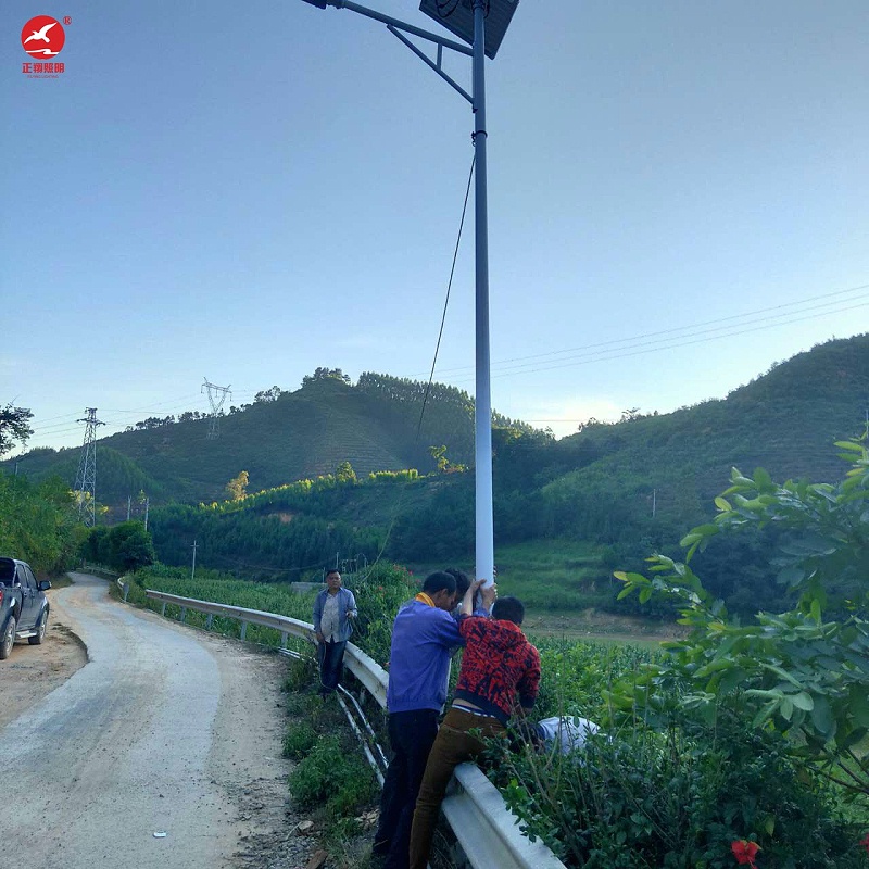 廣西玉林農村道路太陽能路燈
