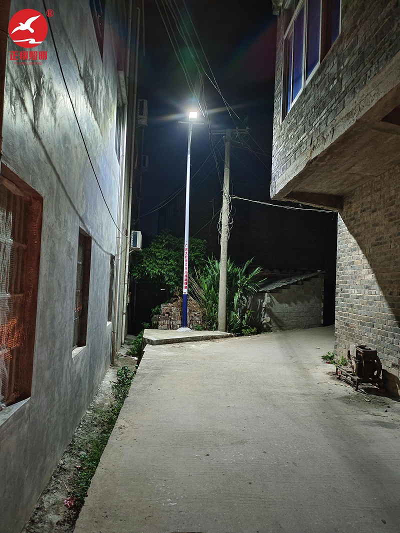 廣西桂平鄉村太陽能路燈