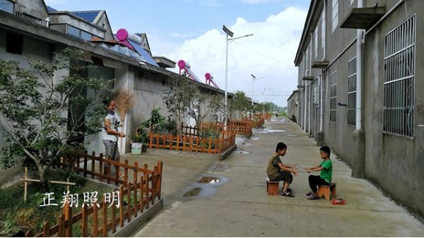 太陽能路燈扶貧鄉村改善村民生活