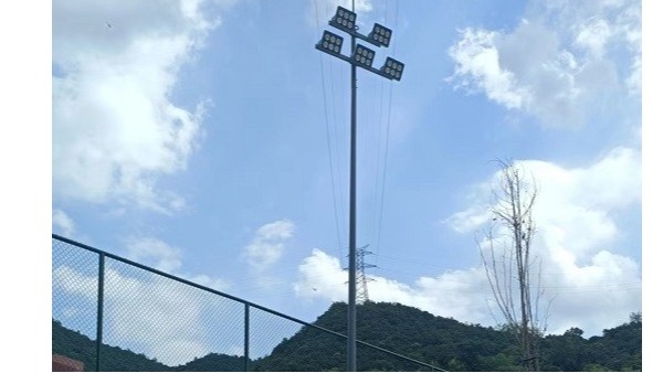 貴陽市南明區塊學校球場燈工程案例